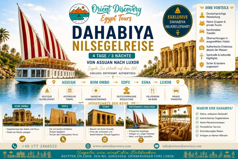 Exclusive Dahabiya Nile Cruise | 4 Days from Aswan to Luxor. Photo 1