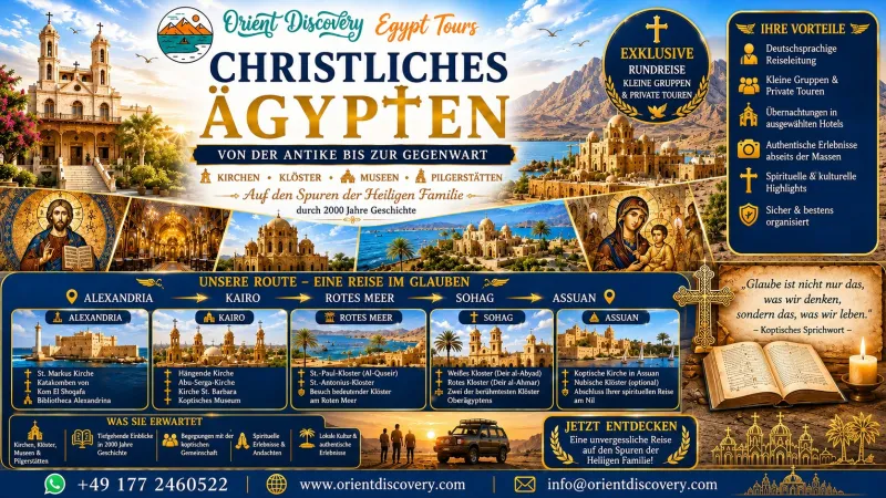 Private Christian Egypt Tour | Churches, Monasteries & Museums